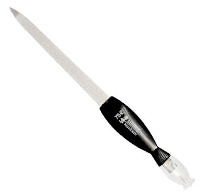A75-2  Пилка сапфировая+нож для кутикулы