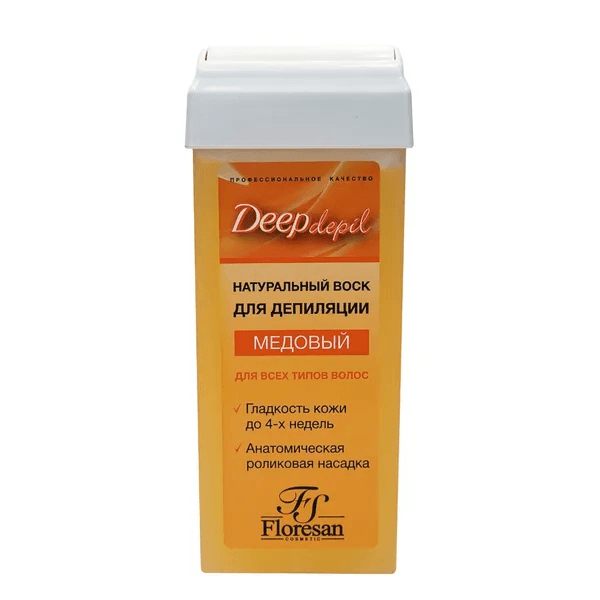 Ф-612/ Воск для депиляции натуральный Медовый для всех типов волос (100мл). 14