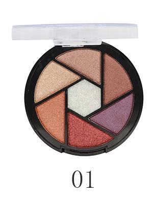 FARRES /1242-01/ тени для век "7 Colors" 7 цветов