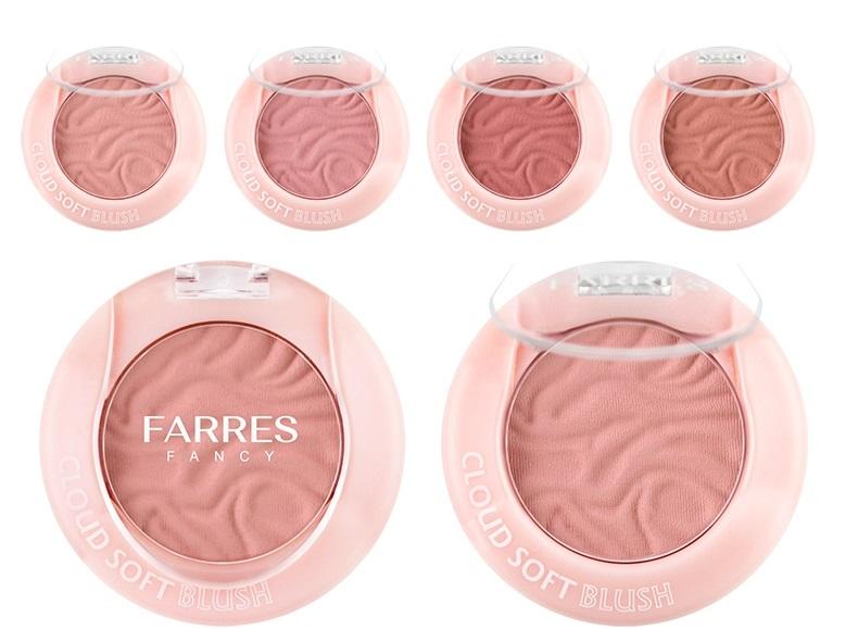 FARRES /2115/ Сухие румяна "Cloud soft blush". 24