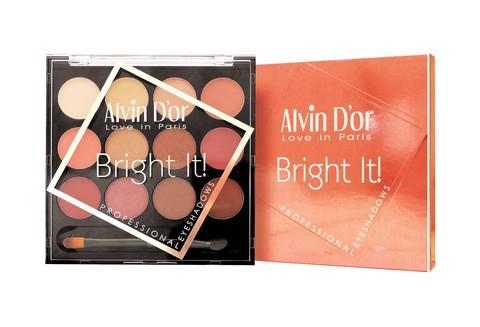 Alvin D`or Тени AES-25 "Love in Paris" Bright It палетка 12 оттенков (16г).12