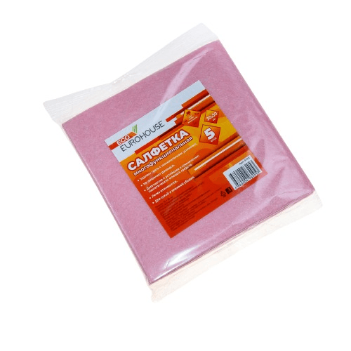 EUROHOUSE Салфетки из вискозы 30*30см, 5шт . 50 / 5793 /