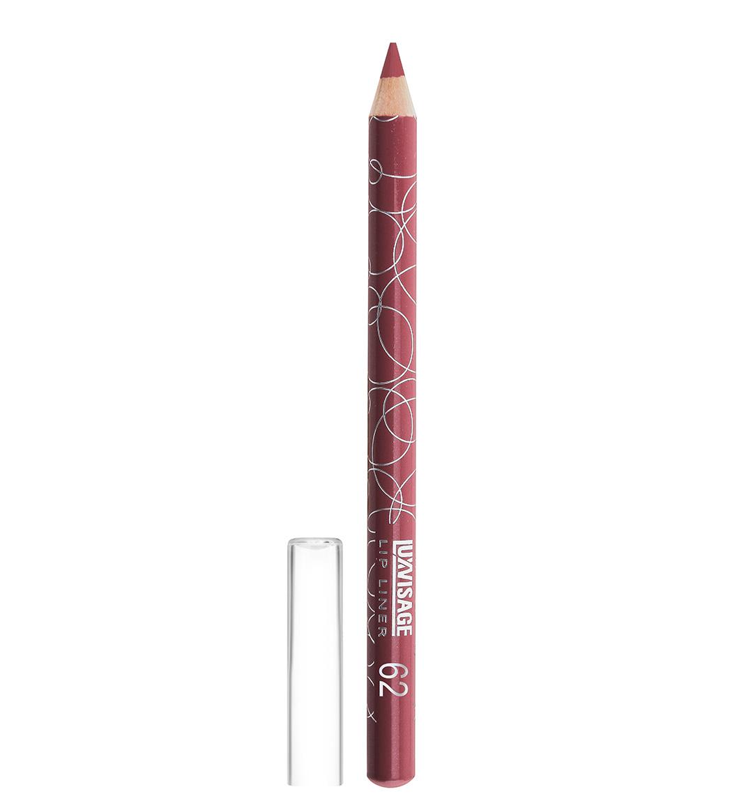 LUXVISAGE Карандаш для губ т.62 Розово-сливовый. (6)