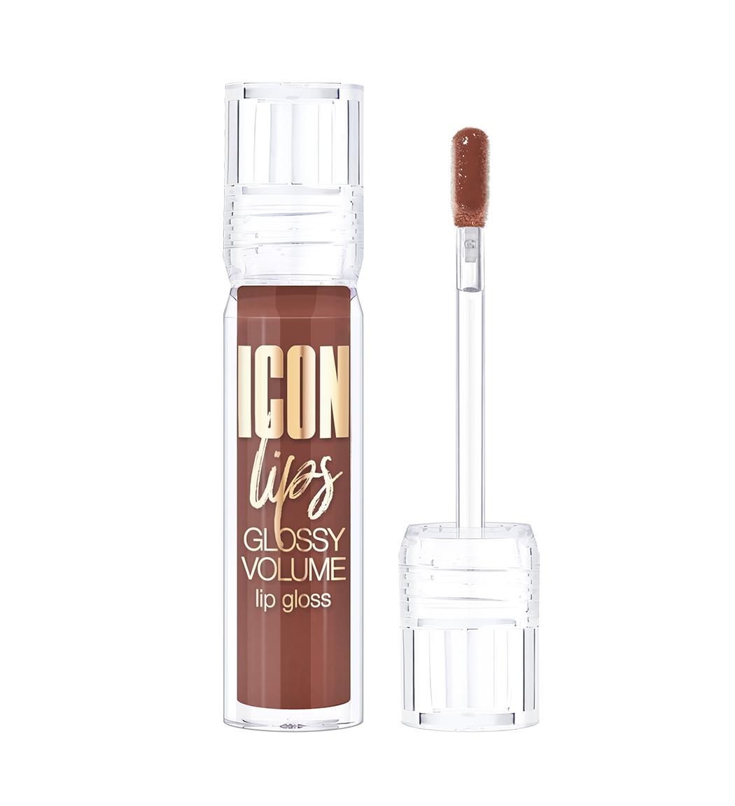 LUXVISAGE Блеск для губ с эффектом объема "ICON" т.511 Dark Chocolate (6)