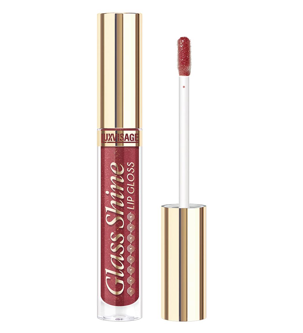 LUXVISAGE Блеск для губ "Glass Shine" т.27 Lost Cherry (5)
