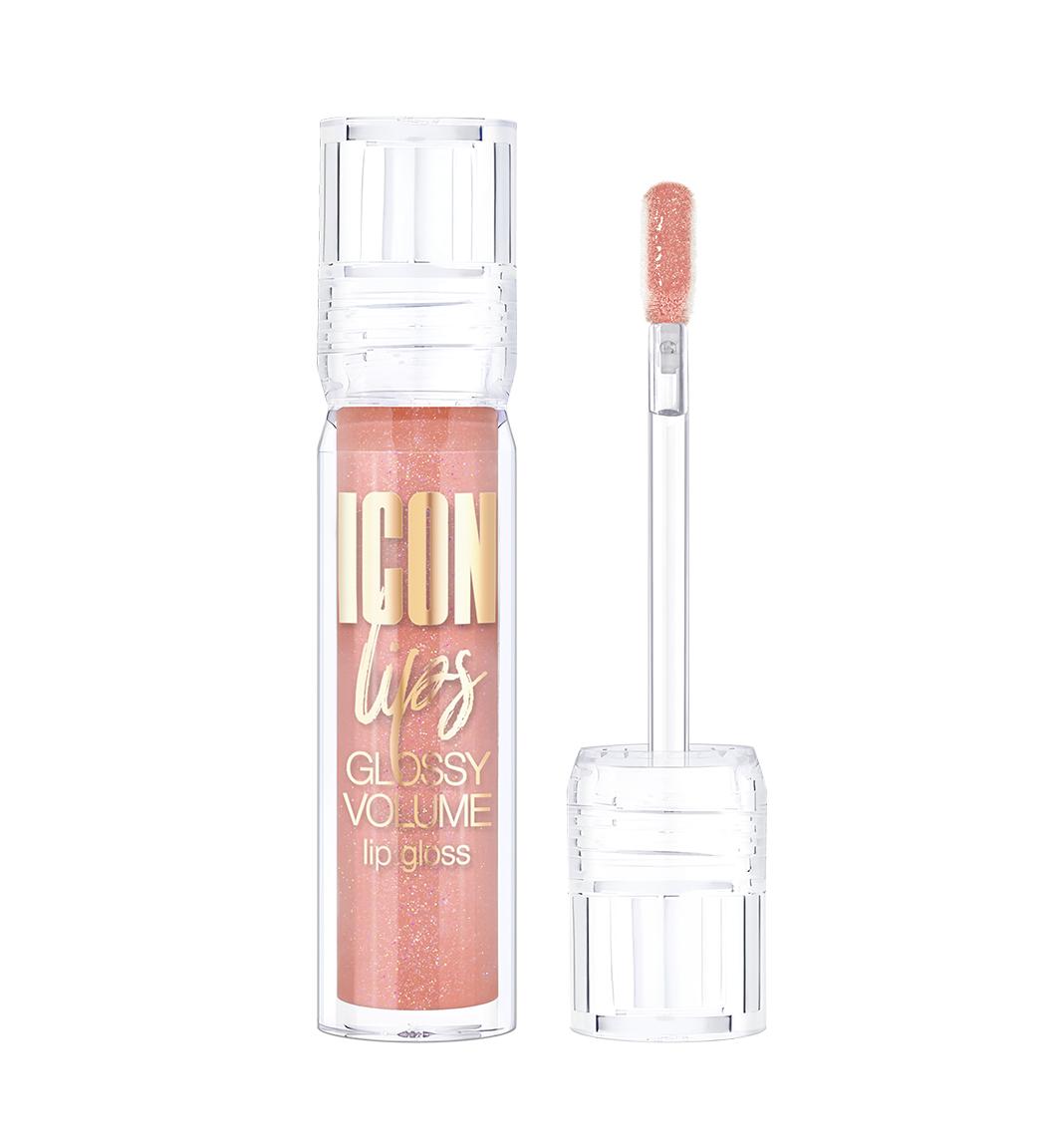 LUXVISAGE Блеск для губ с эффектом объема "ICON" т.504 Dusty Rose (6)