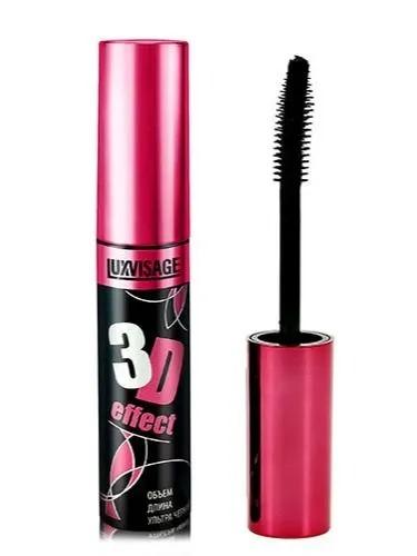 LUXVISAGE Тушь 3D effect (10г) Арт. К160,  Объем-Длина-Ультра черная. 6