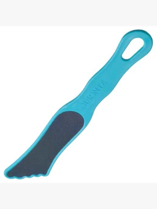 ZINGER Терка RA-14 Бирюзовая(turquoise) "Стопа" с ручкой 2-сторон.