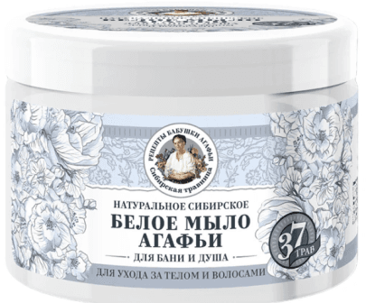 РБА Сибирская Травница  натуральное сибирское Белое мыло Агафьи (300мл).6