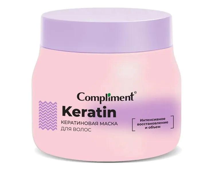 "Compliment" Жидкий кератин маска для волос Кератиновая (400мл).6 /919050/