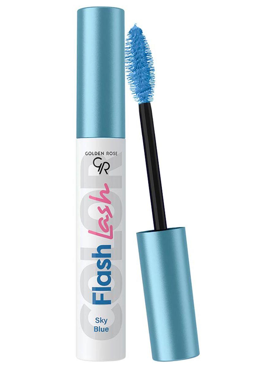 Golden Rose Тушь "Flash Lash Colored Mascara" тон 03, Небесно-голубой (9мл)