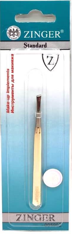 ZINGER Пинцет T-016HG cкошенный, (oaa-08)