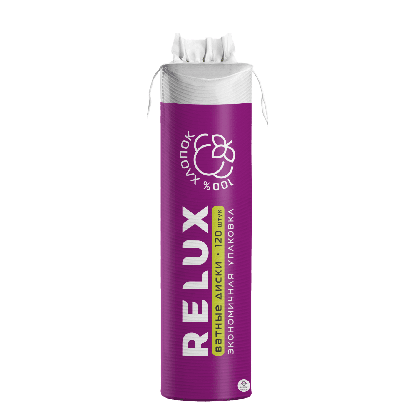 Бумфа Групп RELUX Ватные диски 120шт (24)