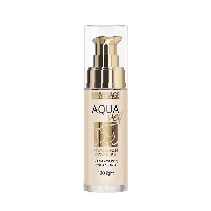 LUXVISAGE Крем-флюид тональный AQUA veil HYALURON COMPLEX т.120 Light (4)
