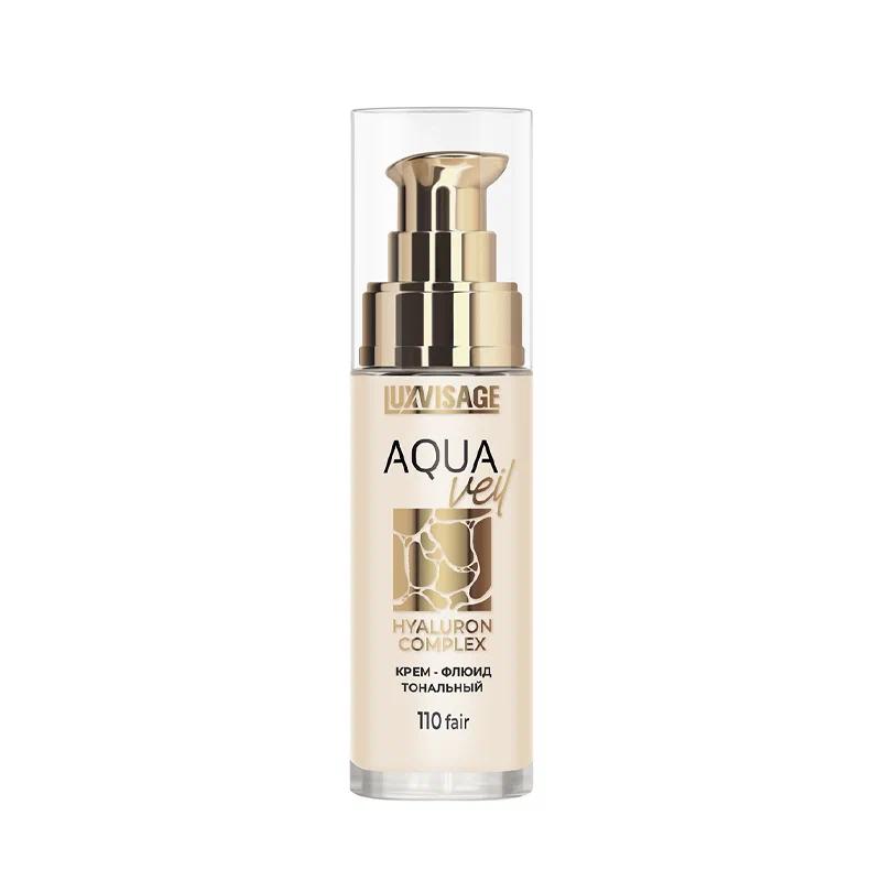LUXVISAGE Крем-флюид тональный AQUA veil HYALURON COMPLEX т.110 Fair (4)