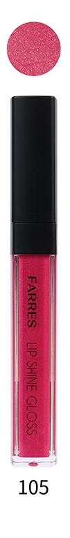 FARRES /7202-105/ Блеск-Масло для губ Cherry Glow (фуксия) 3мл (*6)