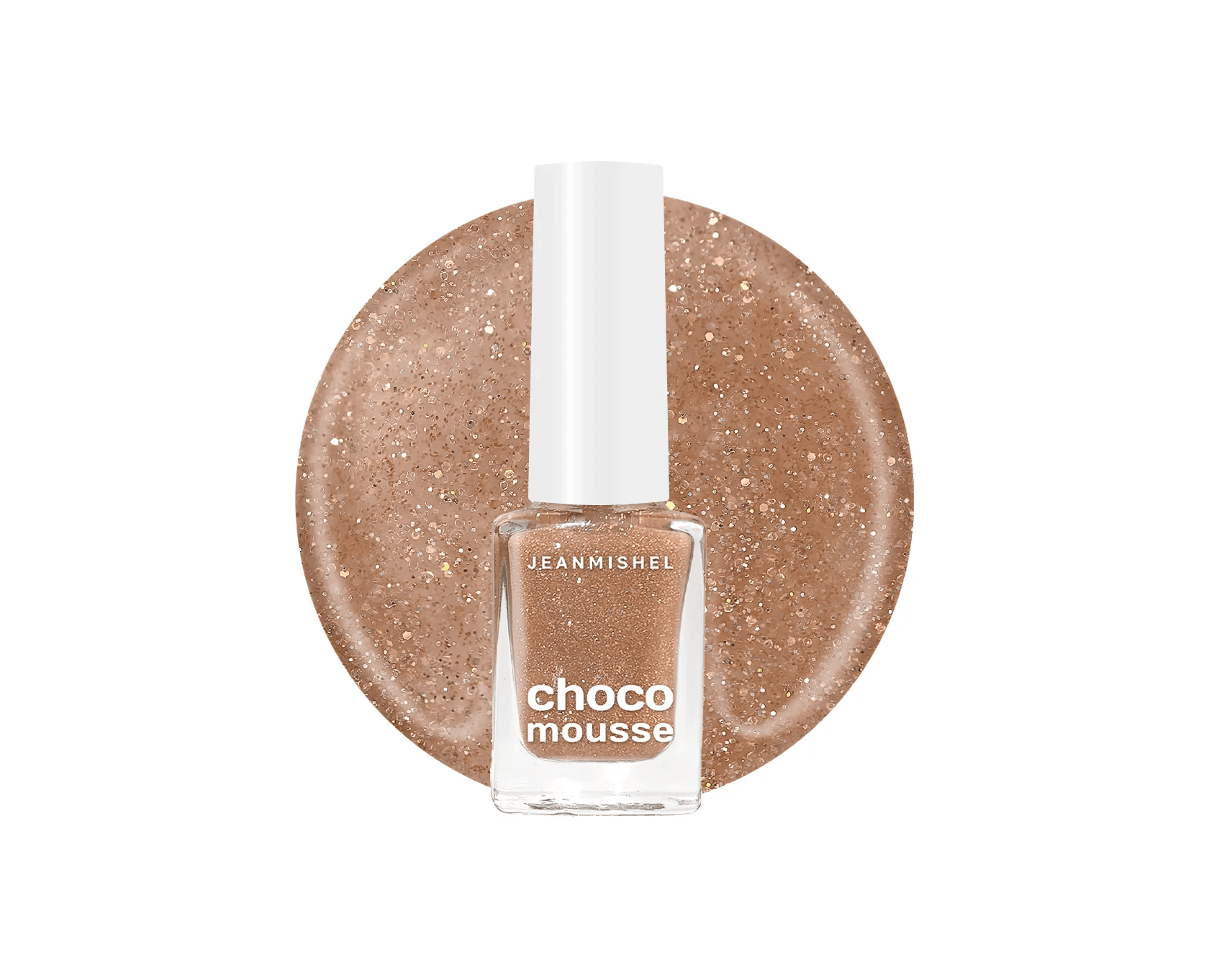 JEANMISHEL Лак "CHOCO MOUSSE" д/н (6мл) тон 473 брауни блестки. 24