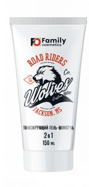 Family Cosmetics /FPN-10497/2/ Гель-Шампунь 2в1 д/мужчин Wild Wolf тонизир.(150мл) 09.2026г