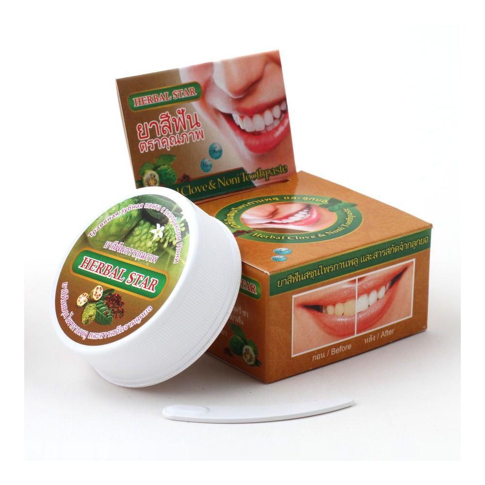Herbal Star Зубная паста (30г) Herbal Clove & Noni / Гвоздика и Нони. 12