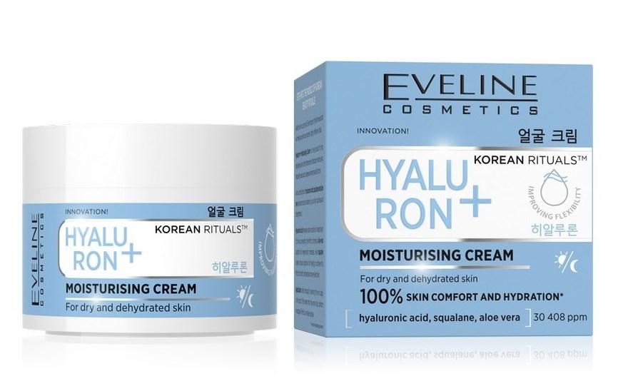 Eveline "KOREAN RITUALSTM" HYALURON+ Увлажн. крем для лица для сухой и обезвожен.кожи (50мл).30