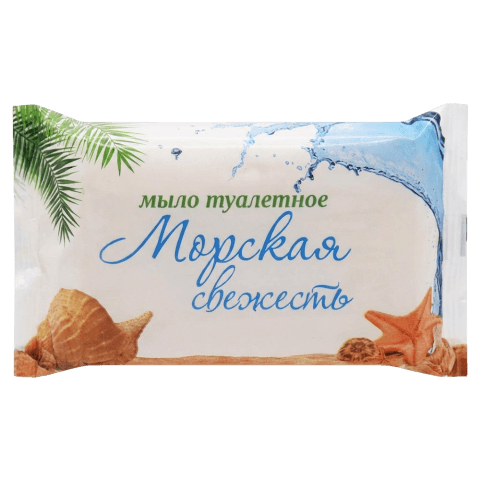 KМЗ Мыло туалетное МОРСКАЯ СВЕЖЕСТЬ п/п (90г).40