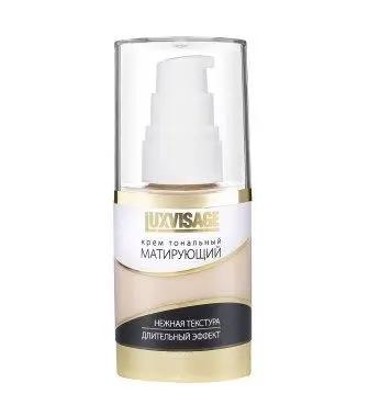 LUXVISAGE Крем тональный Матирующий т.10 Слоновая кость (4)