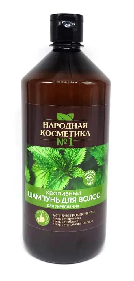 СТМ Шампуь д/в КРАПИВНЫЙ д/укрепления "Народная косметика № 1" (1л). 6     