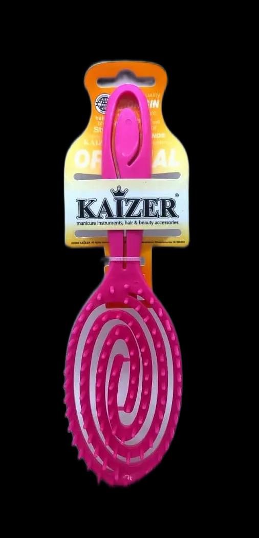 KAIZER /802421/ Расческа массажная, гибкая, вентиляцион.,овал, цвет микс