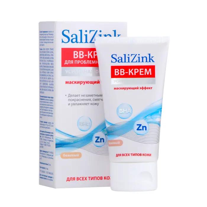 САЛИЦИНК ВВ-крем с тонирующим эффектом для проблемной кожи т.02 бежевый (50мл).3 /346082/