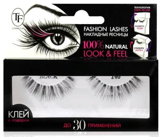 Triumpf Накладные ресницы Fashion Lashes, арт.140  Чёрные