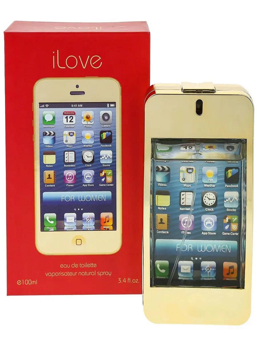 KPK Parfum Туал/вода жен. (100мл) I PHONE - I love for woman RED (красная кор).24