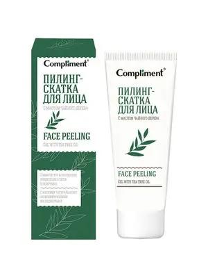 "Compliment" Пилинг-скатка для лица с маслом чайного дерева 80мл.12 /915076