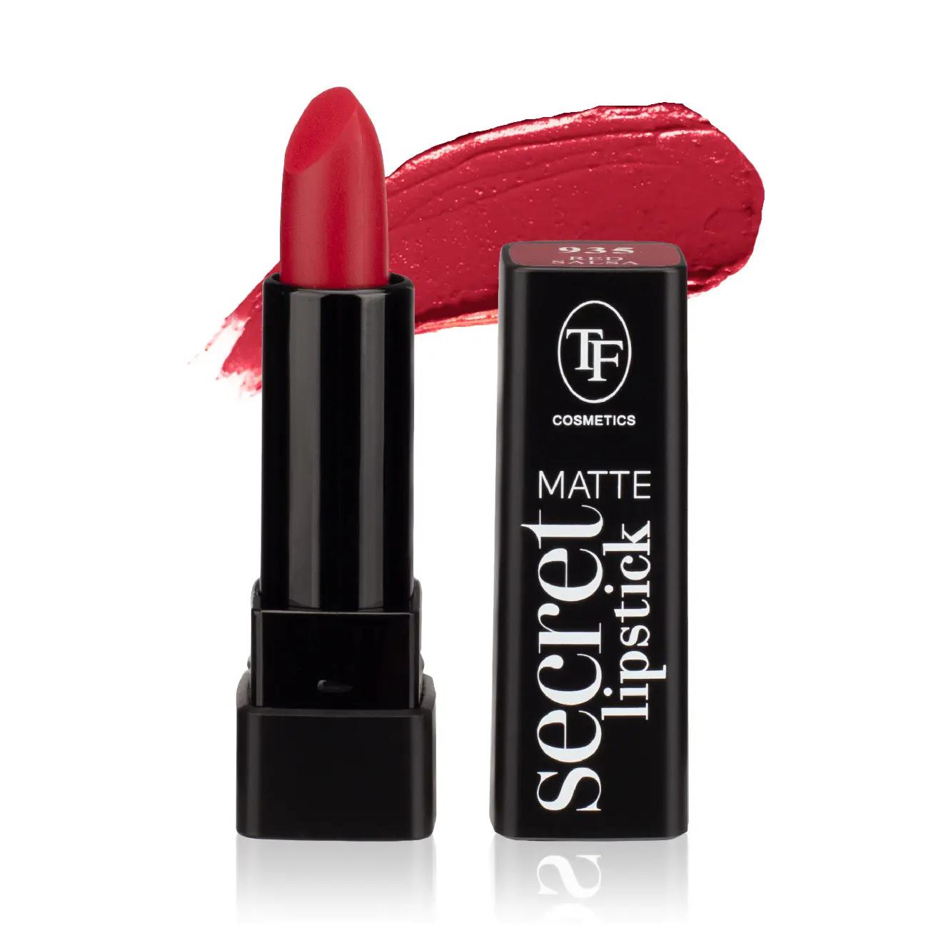 Triumpf Помада CZ-19 "Matte Secret" Матовая тон 935 "Red salsa/Красная сальса"