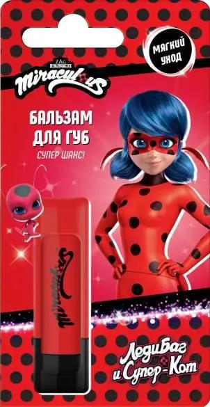 Miraculous Леди Баг и Супер Кот Бальзам для губ "Леди Баг" 3,5г.12 /арт-95115/ 