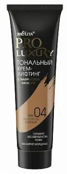 Белита ProLuxury Тональн. крем-лифтинг с гиалур.кисл.(30мл), тон 04 золот.коричн..25