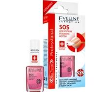 Eveline "Nail Therapy PROF" Препарат SOS д/укрепления ногтей с Са и Коллаген.(12мл).6