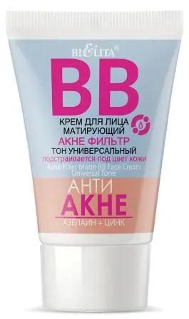 Белита Анти Акне BB крем д/лица матирующий Акне фильтр, тон универсал.(30мл).15