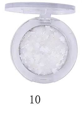 FARRES / Тени -1251-10 для век "Glitter"(белый) .6