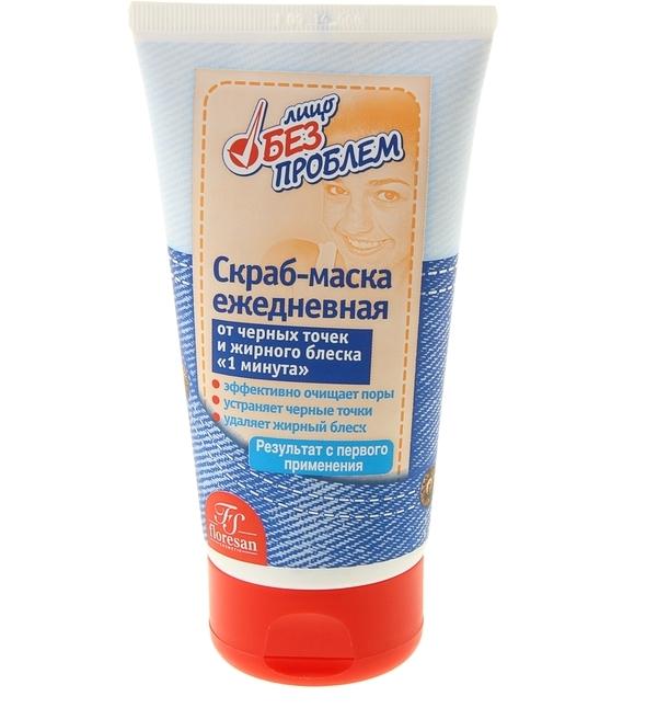 Ф-11/ Ежедн. скраб-маска от чёрных точек и жирного блеска "1 минута".10