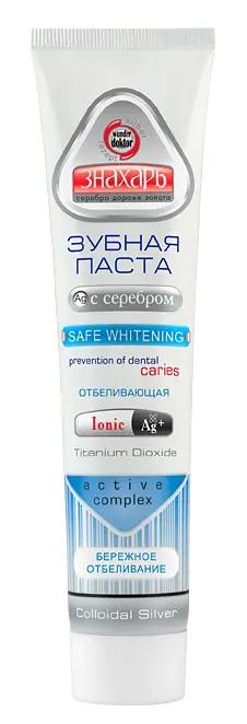 "Знахарь" Зубная паста (100мл) "SAFE WHITENING" .24  /арт-0258/