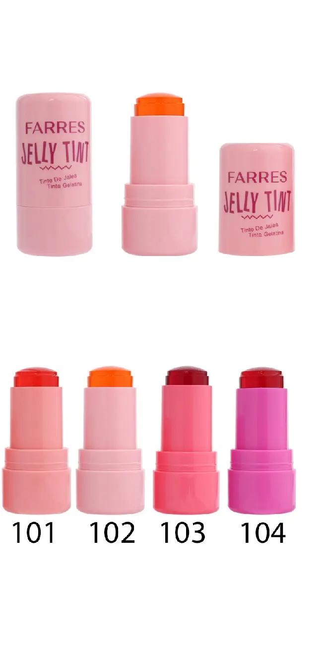 FARRES /2109 MIX/ Румяна-желе в стике Jelly Tint 3в1. (24)