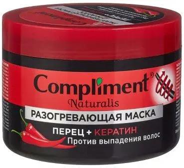 "Compliment" Naturalis Маска д/в разогревающая против выпадения Перец+Кератин (500мл).12 /912129/
