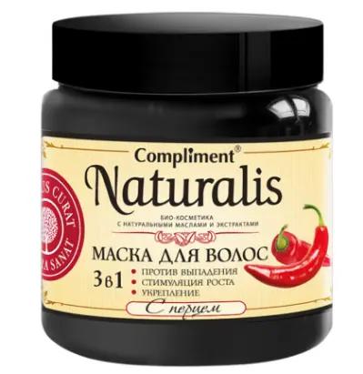"Compliment" Naturalis Маска д/в с Перцем 3в1, пр/выпадения-стим.роста (500мл).12 / 795985 /