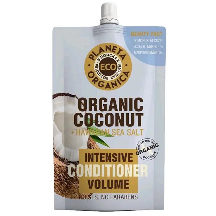 "PO" ECO Бальзам д/волос  ORGANIC COCONUT для Объёма (200мл). 12 