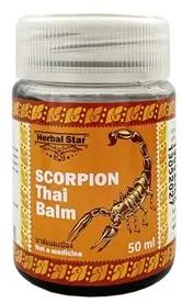 Herbal Star Бальзам Scorpion thai balm (скорпиона), пластик (баночка-50мл).12