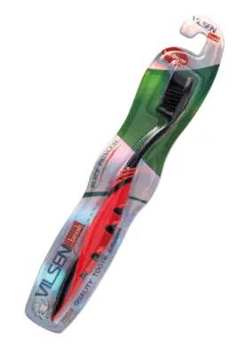 ВИЛСЕН Зубная щетка "Vilsen brush" Черная принцесса Сер. средняя жёсткость.144 / 526 /