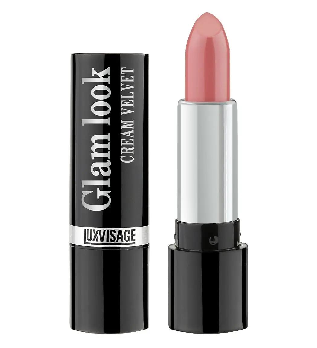 LUXVISAGE Губная помада "GLAM LOOK cream velvet" т.303 Клубнич.суфле (4)