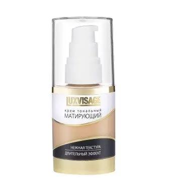 LUXVISAGE Крем тональный Матирующий т.02 Светлый беж (4)