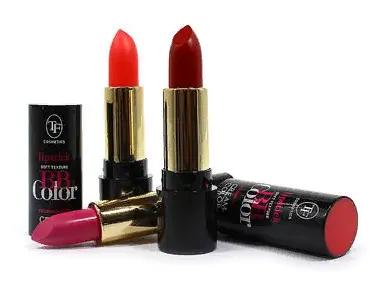 Triumpf Помада CZ-18 "BB Color Lipstick" Кремовая тон 127 "Роз.персик"