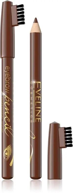 Eveline Карандаш для БРОВЕЙ с щёточкой EYEBROW Brown/Коричневый (5,3г).36